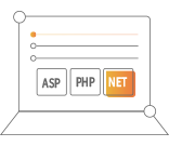 支持ASP、PHP、Asp.Net等多種語(yǔ)言開發(fā)